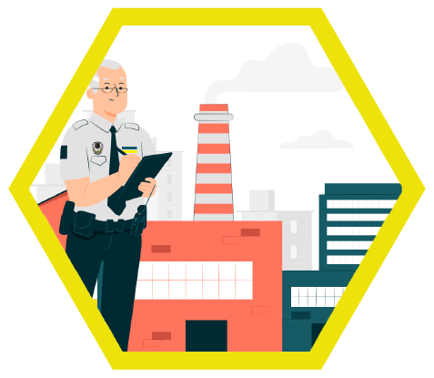 Seguridad por sector industrial - icon